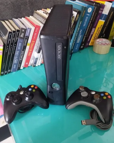 Xbox 360 Slim Desbloqueado com Dois Controles, + de 30 Jogos e Um Pendrive  com Fonte Original e Hdmi | Jogo de Computador Xbox 360 Usado 90461303 