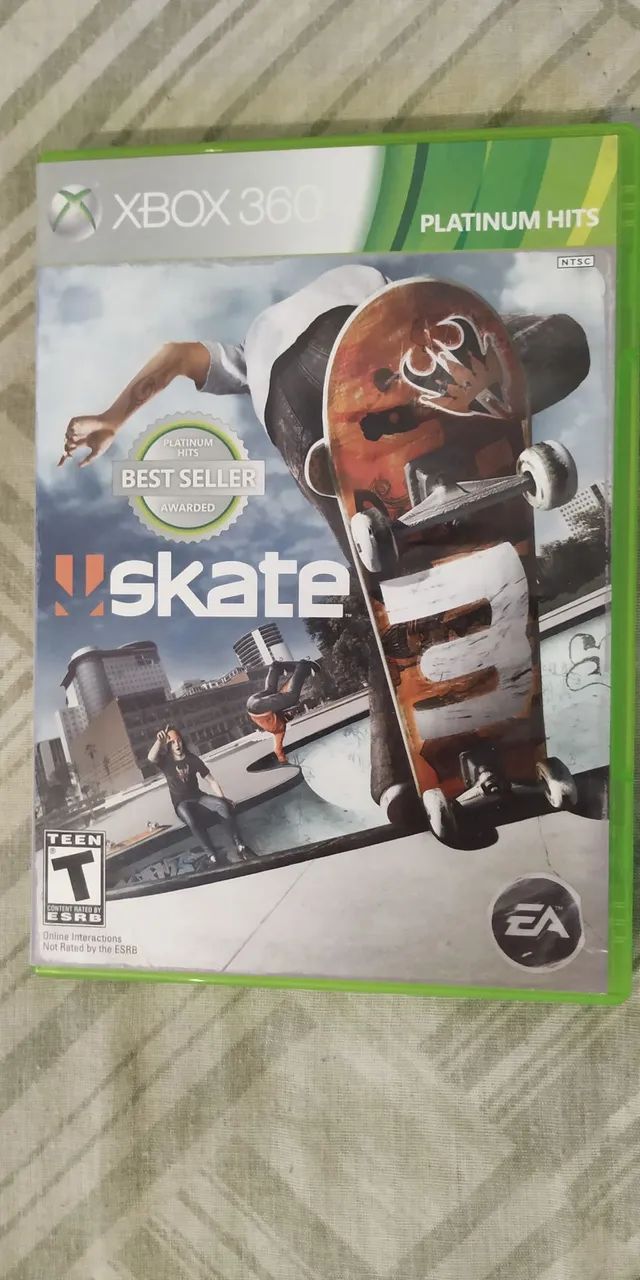 Jogo Skate 3 - Xbox 360 Retrocompatível