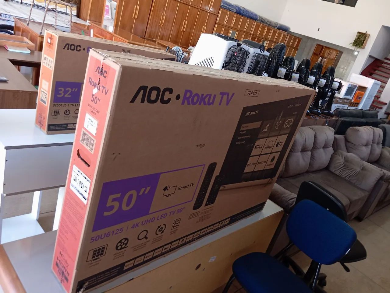 TV SMART AOC 50 POLEGADAS NOVA - Foto 2