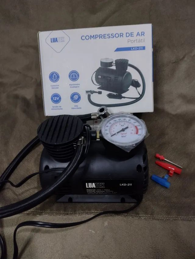 Compressor de Ar Portátil LUATEK LKD-211