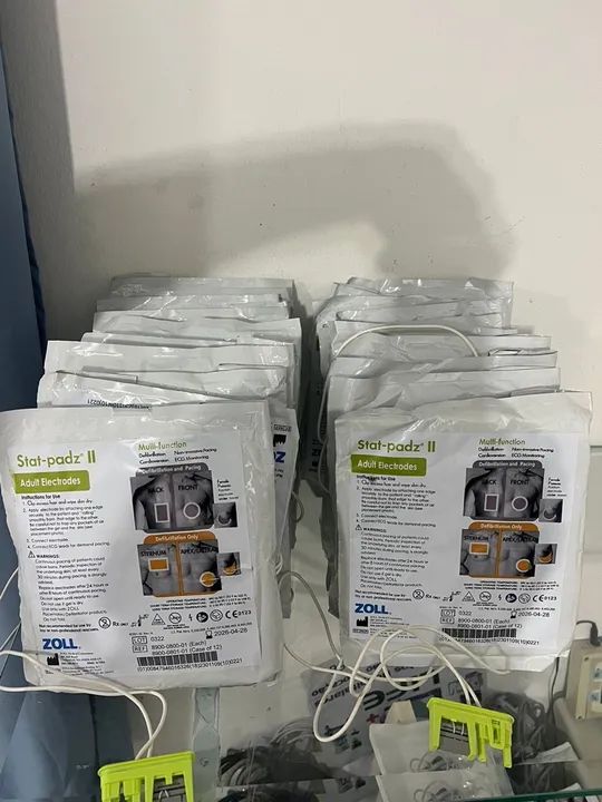 Eletrodo zoll stat padz II validade 2026 R$989 cada
