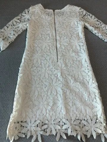 Vestido branco rendado - Foto 3