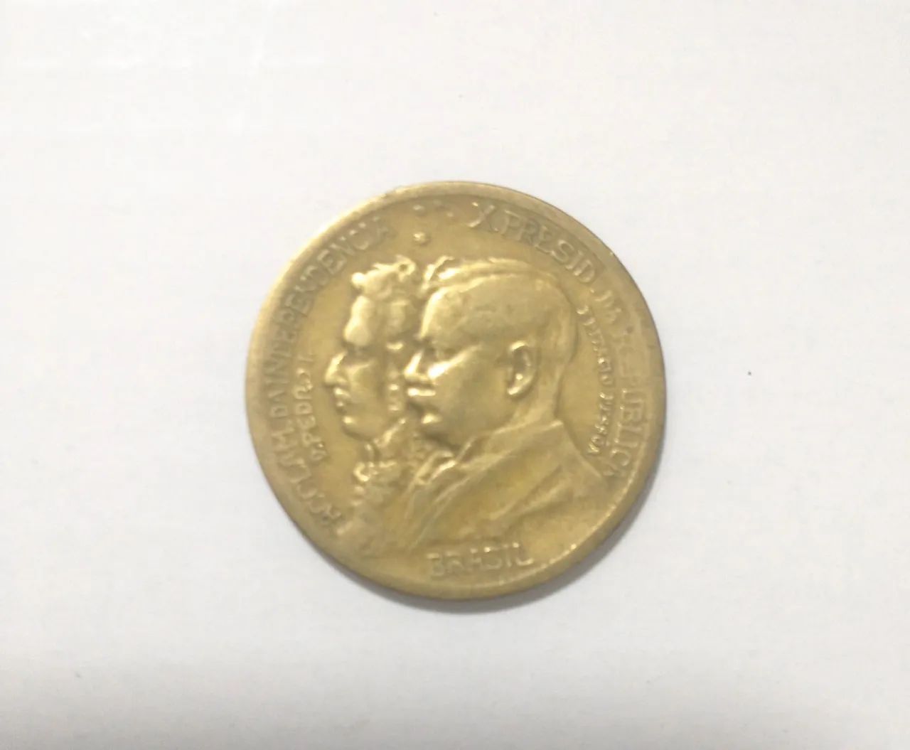 Moeda antiga 1000 réis de 1922 