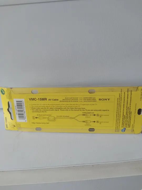 Cabo AV Sony VMC-15MR 1.5m para Câmera Cyber-shot - Foto 5
