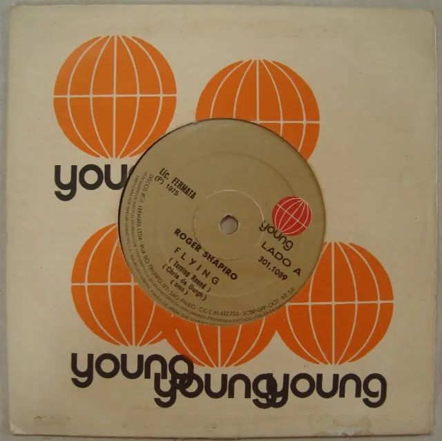 Roger Shapiro (jessé) 1975 Flying, Vinil 7 Polegadas Raro