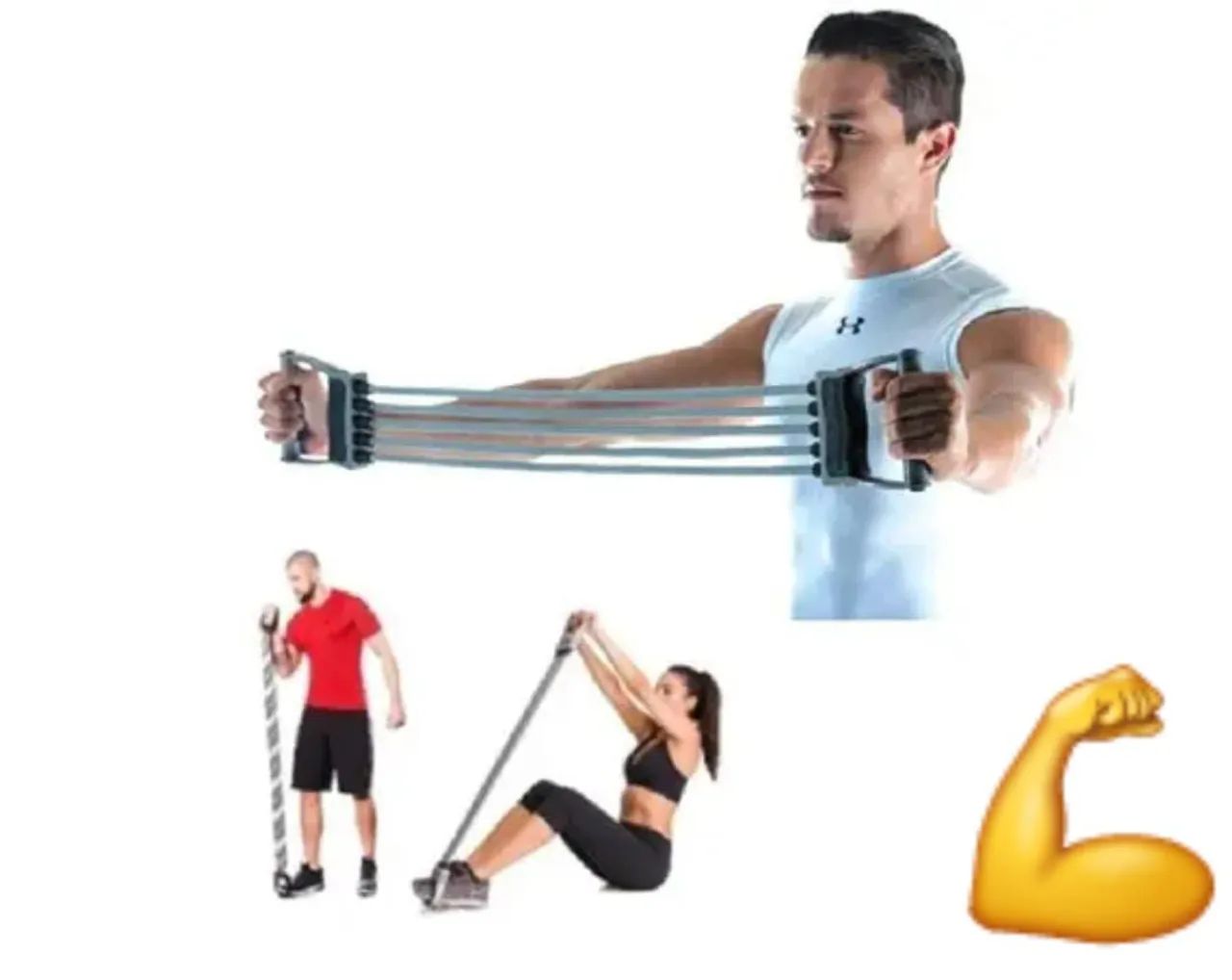 Elástico de exercícios 5 ajustes  - Foto 3