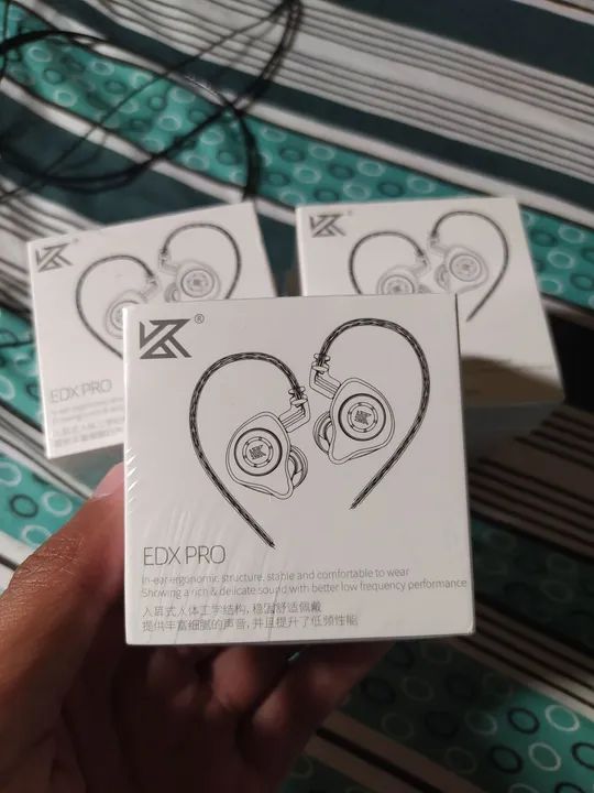 PROMOÇÃO SHOPEE - KZ EDXPRO VERDE CLARO SEM MICROFONE  - Foto 3