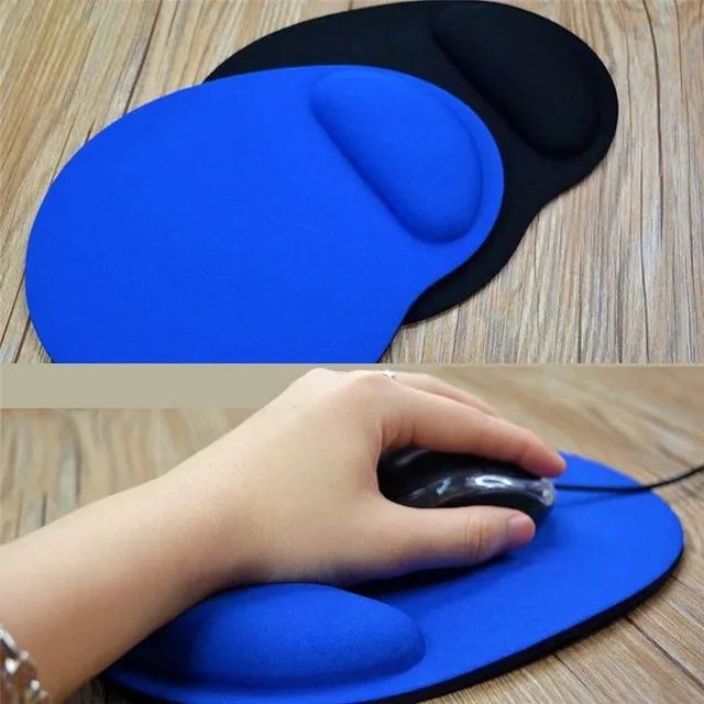 MousePad Com Descanso De Pulso Antiderrapante várias cores