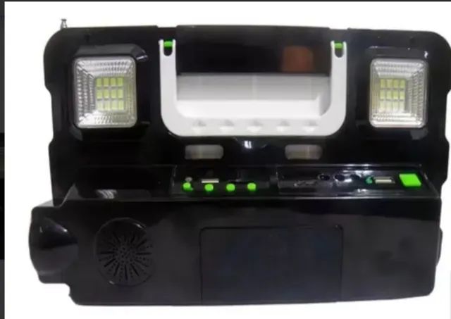 Sistema de Luz Solar LK-3103 - Lanternas, pendente com luz, rádio, leitor de MP3 - Foto 4
