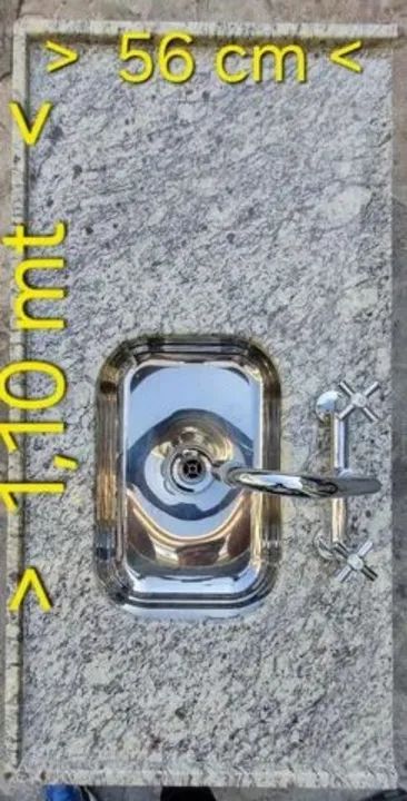 Pia de cozinha pedra Dallas - Foto 6