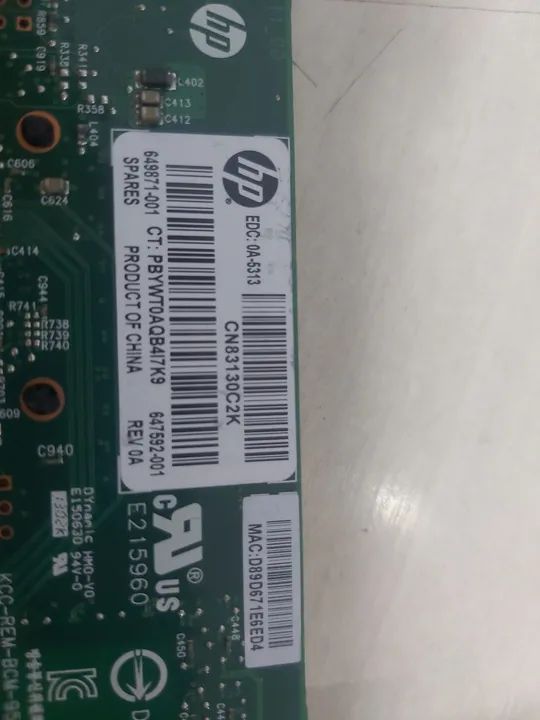 Adaptador de Rede HP Ethernet 1Gb 4-port 331T - Foto 4