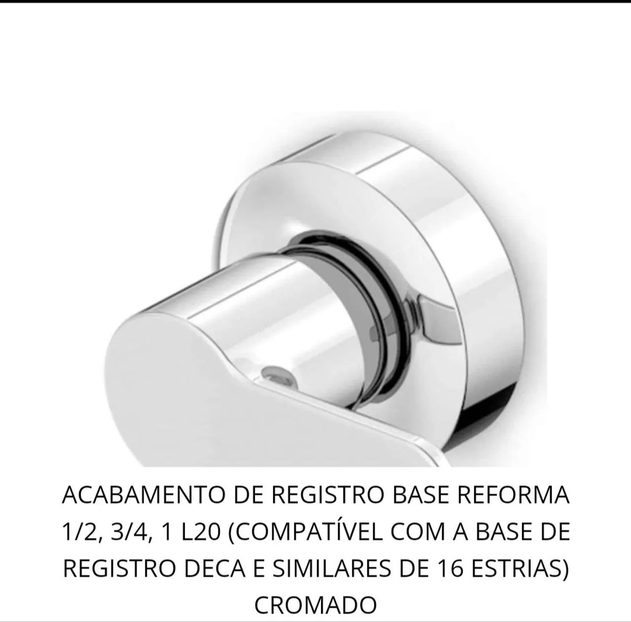 Acabamento registro L20 Roca