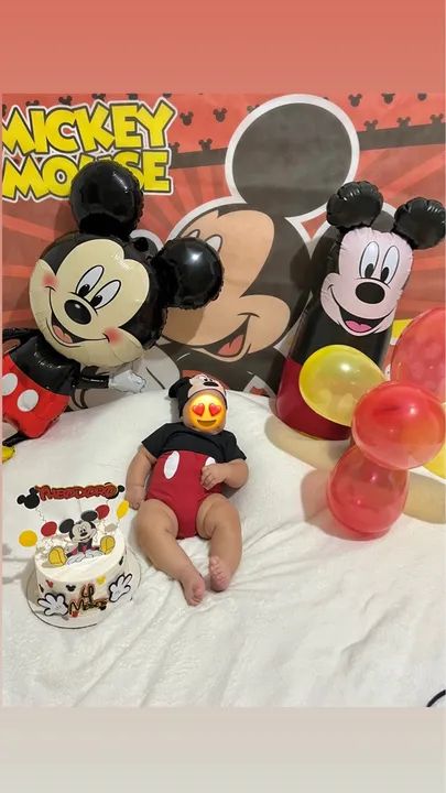 Body Mickey + touquinha  - Foto 2