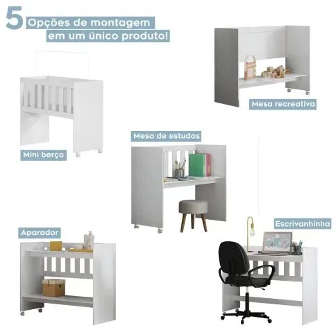 quarto infantil mini berço da tigus  - Foto 4