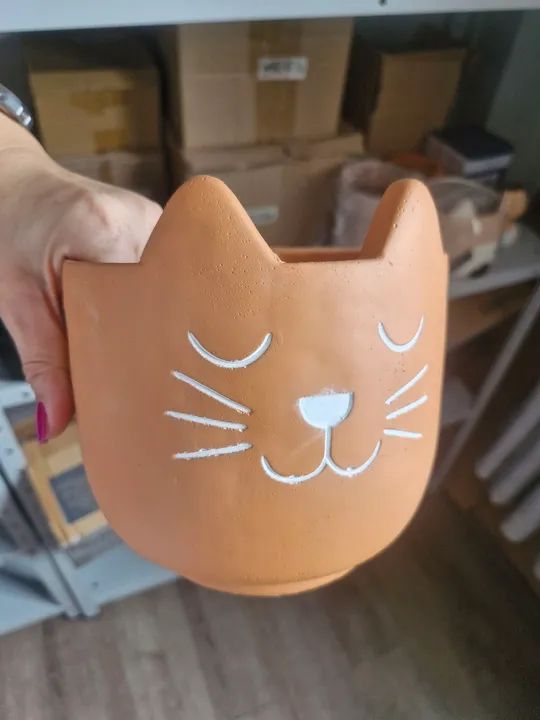 Cachepot vaso Gato