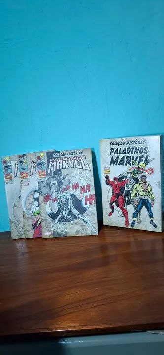 Coleção histórica Marvel - 4 HQS Cavaleiro da Lua +1 Lobisomem 