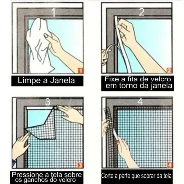 Tela Mosquiteira Para Porta E Janela Ns-1437 - Foto 2