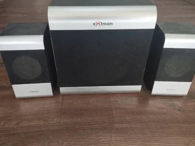 Caixa de som Extream Vivaldi 2.1 canais com Subwoofer