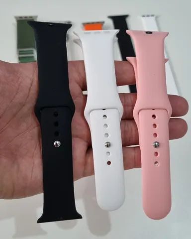 Pulseira Smartwatch Silicone Nylon Loop Oceana 41 42 44 45 49MM - Foto 2