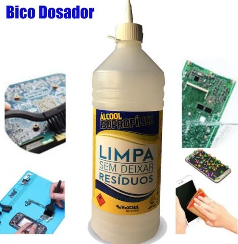 ALCOOL ISOPROPILICO 99,8% 1000ML COM BICO DOSADOR