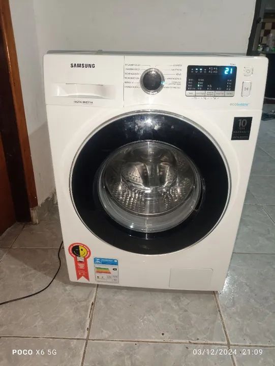 Lava e seca Samsung 11kg com garantia de um ano entrega instalação grátis golpista nem fal - Foto 4