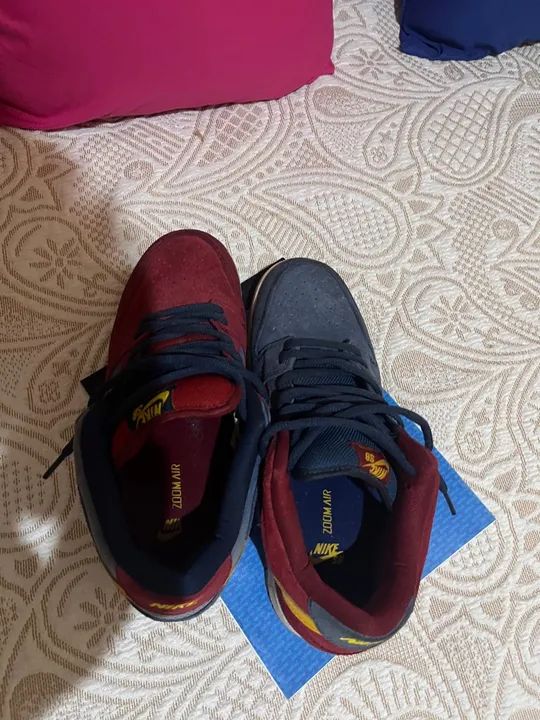 Nike Dunk Low SB - Azul e Vermelho TAM 40 - Foto 3