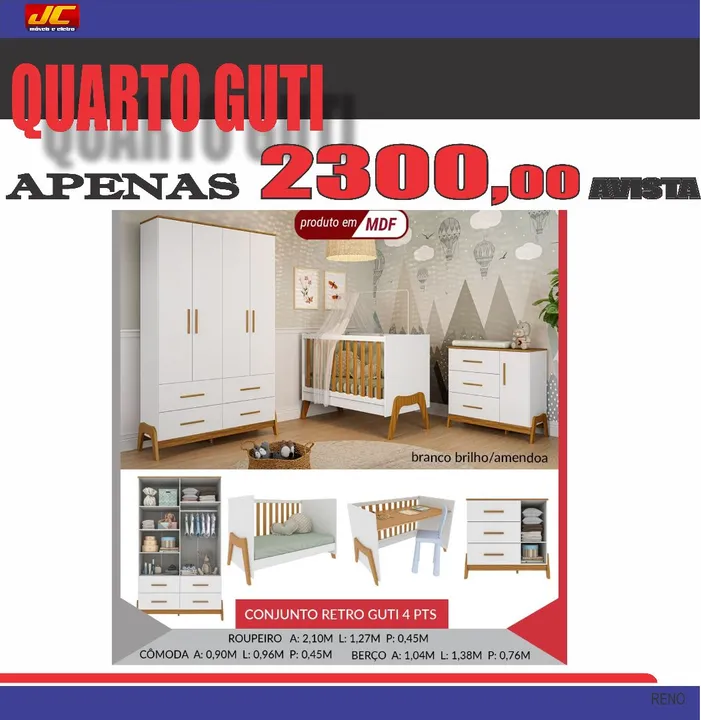 Quarto Bebê completo Gutti