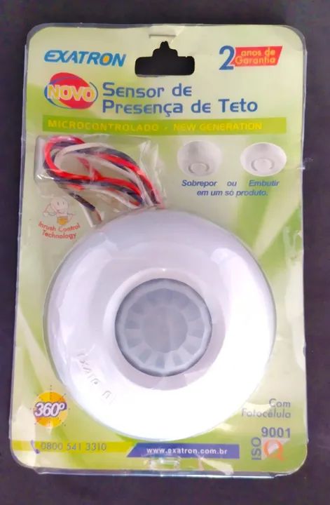 Sensor de presença de teto