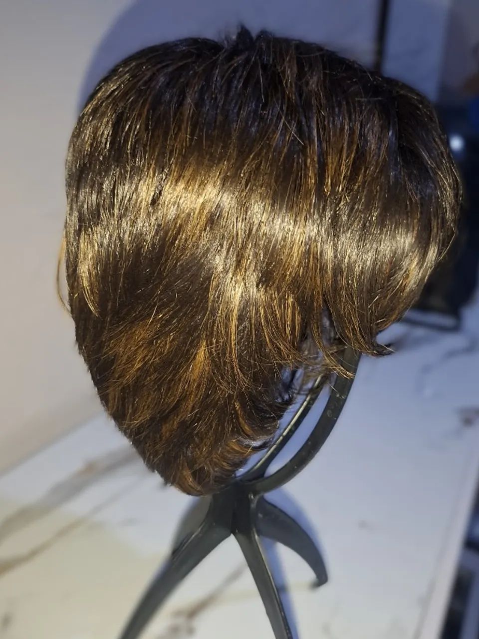 Wig mesclada Curta - Foto 4