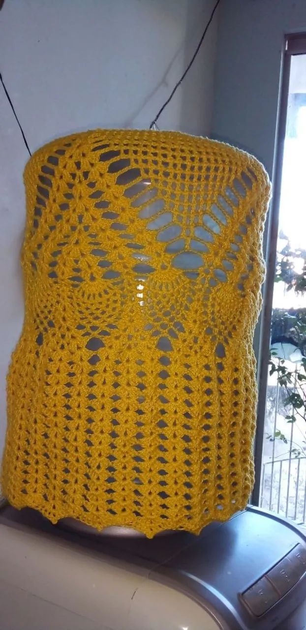 Capa de Crochê para Galão de Água - Foto 2