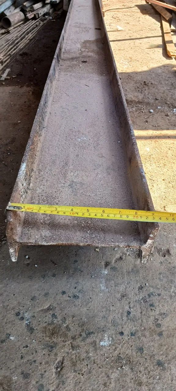 VIGA DE FERRO 5,80MT DE COMPRIMENTO X 24CM LARGURA //// R$1450,00