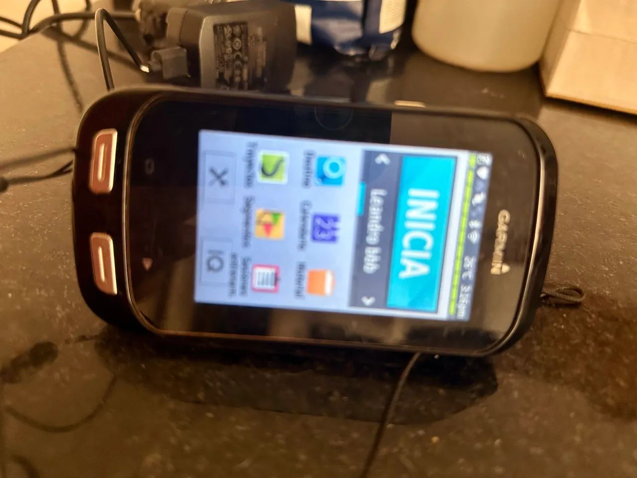 Gps Garmin 1000 + cinta + sensor cadência e brindes - Foto 3