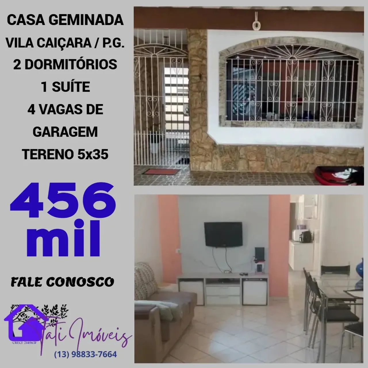 Imóvel para venda com 175 metros quadrados com 2 quartos em Caiçara - Praia Grande - SP