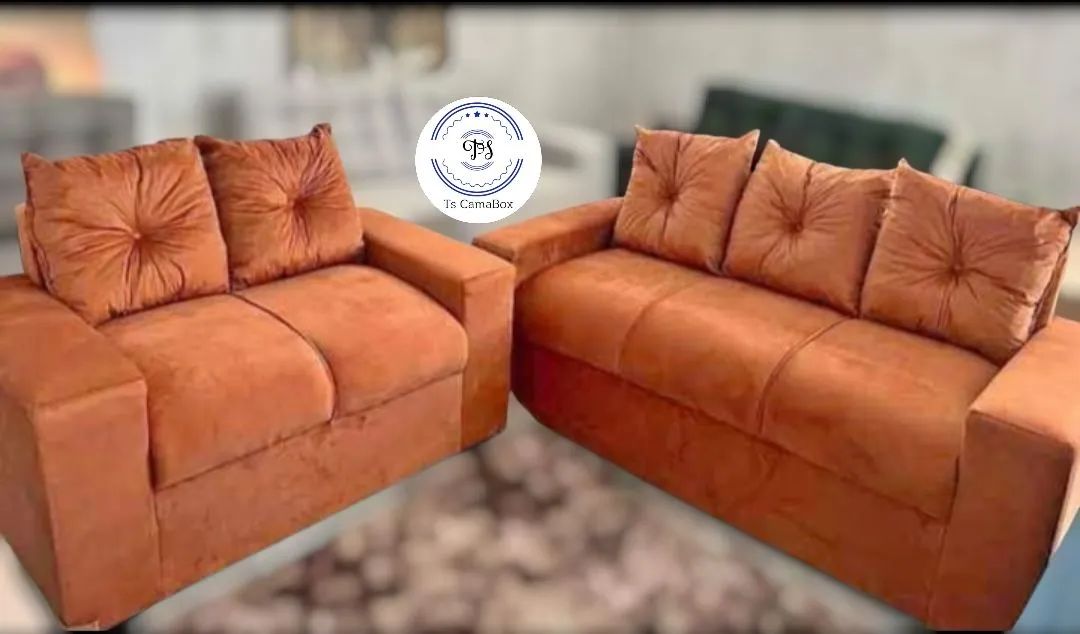 Conjunto de sofá almofadado