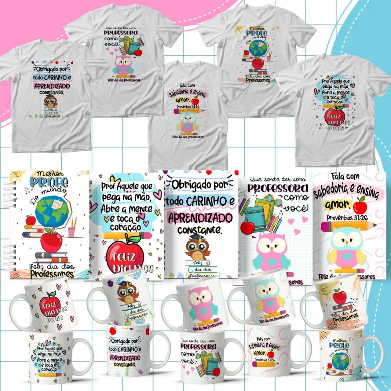 Kit Pedagoga - Caderno, Caneca e Mais! - Foto 3