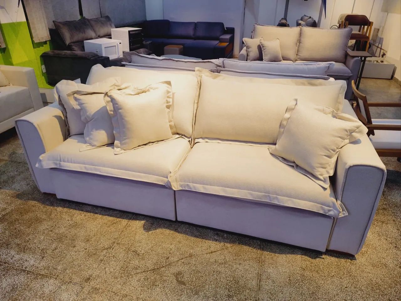 Sofá de linho retrátil  - Foto 2