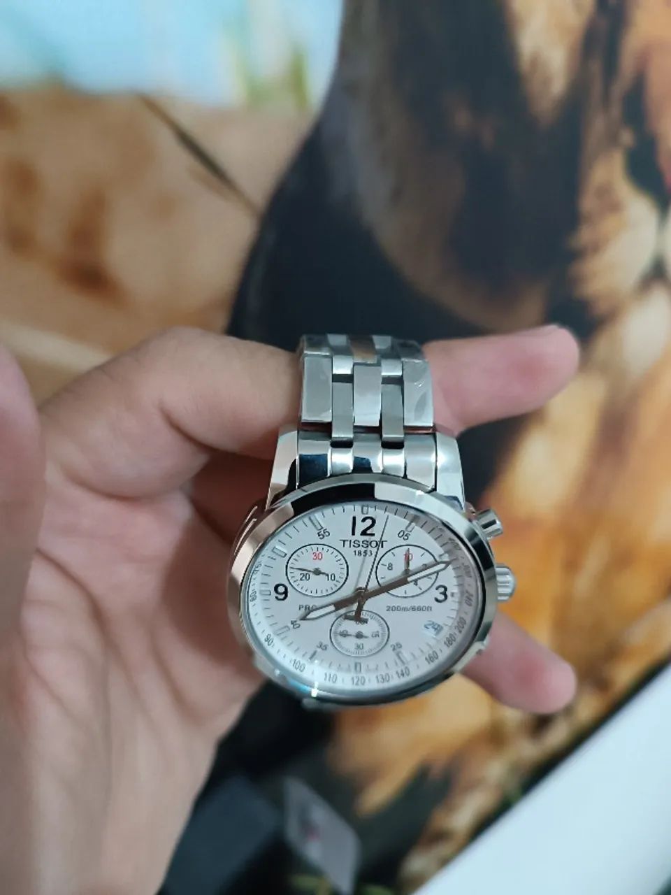 Relógio TISSOT MOSTRADOR BRANCO  - MODELO PRC 200 - Foto 3