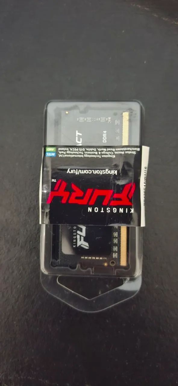 MEMÓRIA 16GB KINGSTON FURY 2666MHZ SODDIM