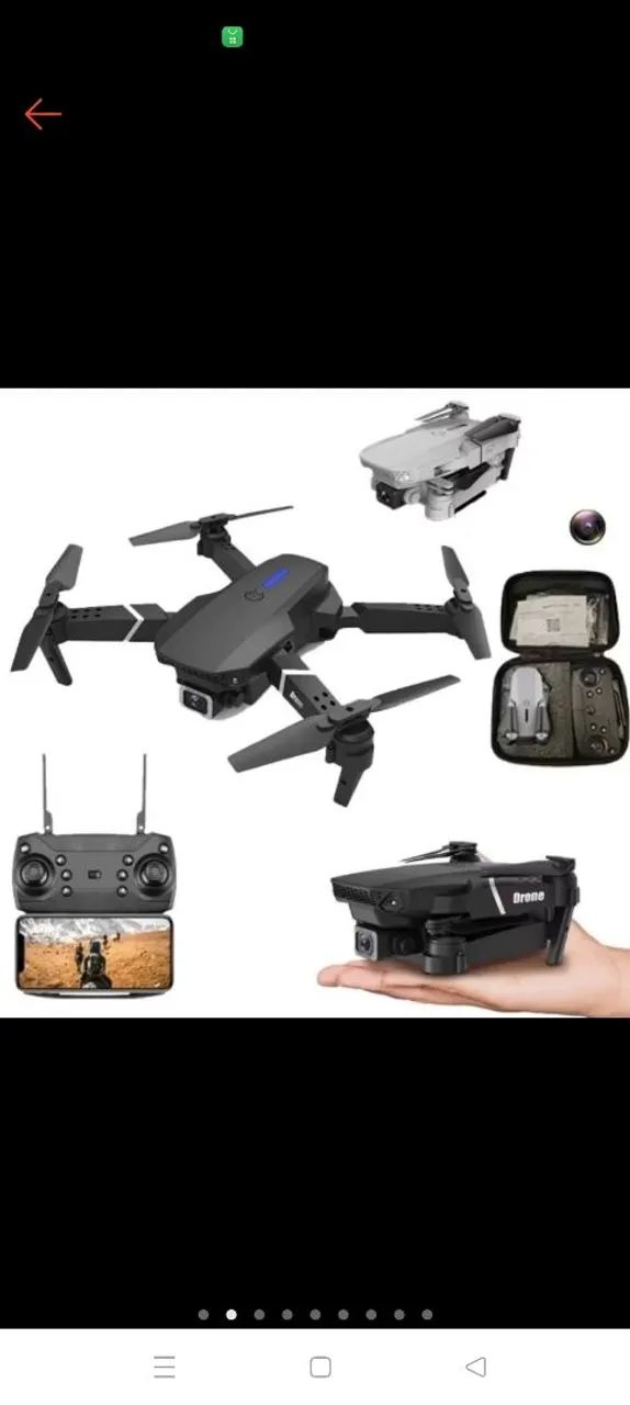 Drone com camera e88 e controle voo ao vivo pelo app TAG e99 gt3  - Foto 4