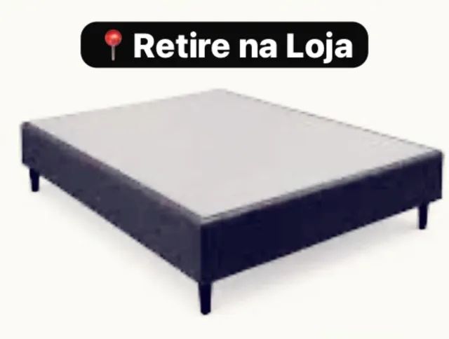 Cama box base suporte