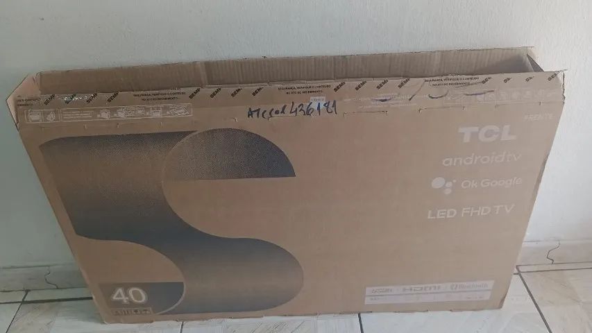 Caixa de tv 40 polegadas