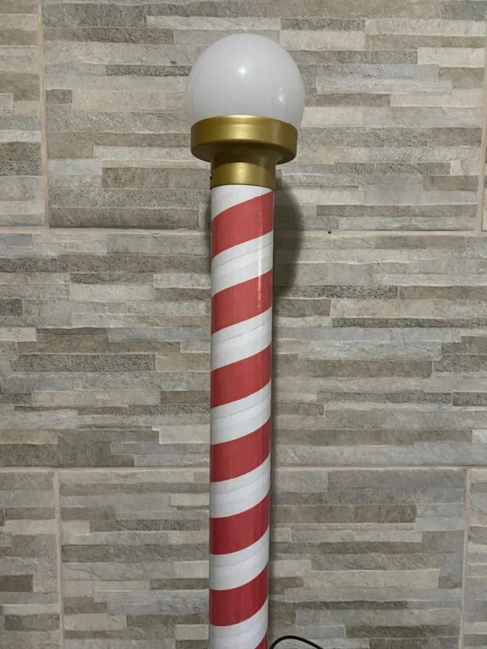 Linda luminária para decoração de Natal 