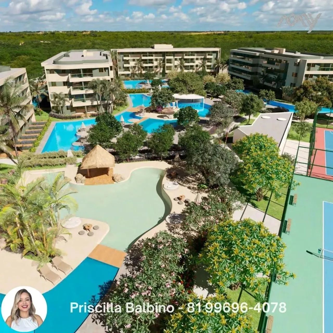 Flat em Muro Alto | My Beach Experience | Studio 26m² | maior resort de muro alto  pe - Foto 5