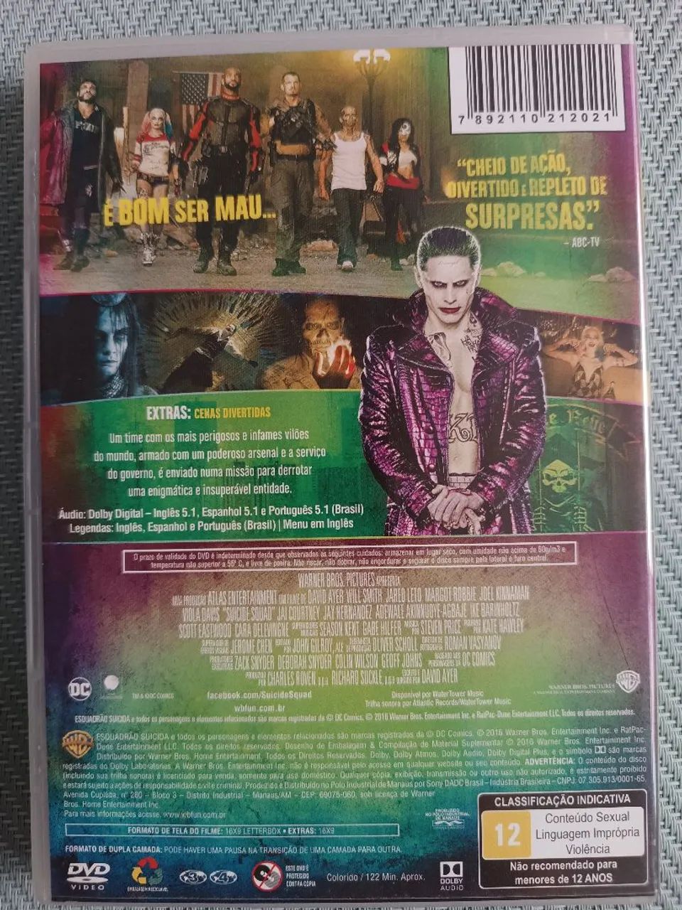 2 dvds: Esquadrão Suicida e Liga da Justiça  - Foto 3