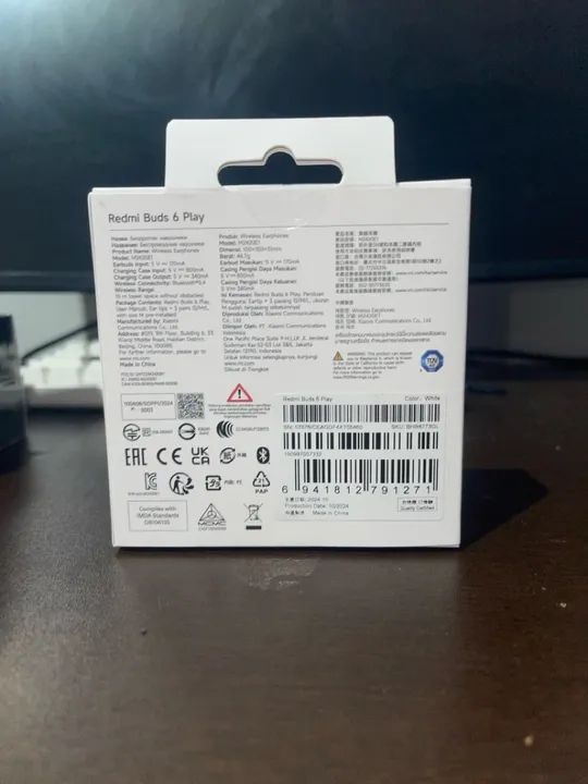 Fone de Ouvido Xiaomi Redmi Buds 6 Play - Novo - Foto 2