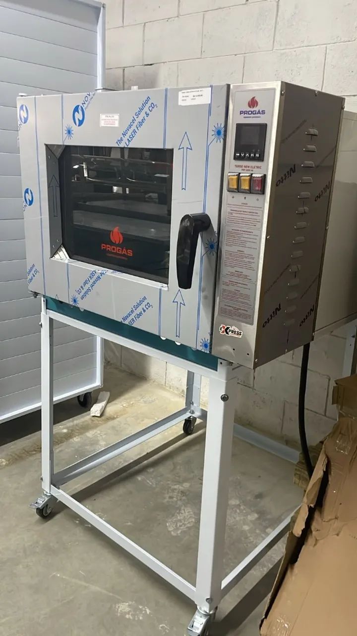 Forno turbo elétrico 220v para 5 telas 58x70 (Ester)