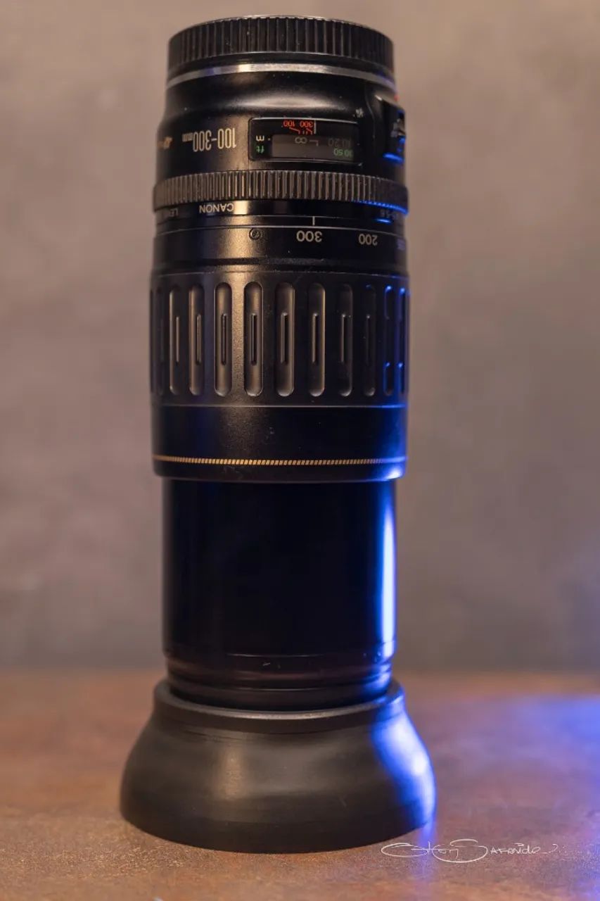 Lente Canon 100-300 USM (impecável) - Foto 5
