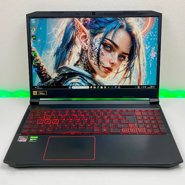 Notebook GAMER Nitro 5: AMD Ryzen 5 | GTX 1650 |16gb RAM | 512gb SSD | Tela FULL HD 144Hz - Foto 2