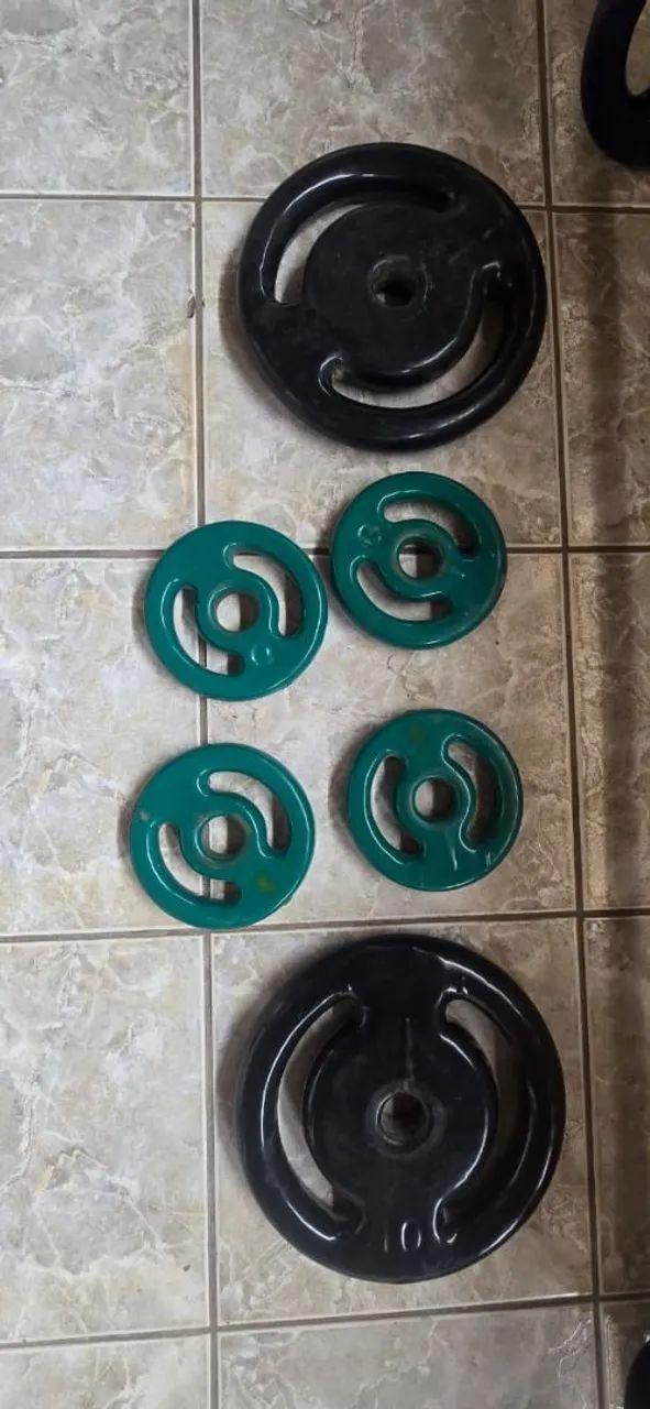 Vendo Anilhas 54kg - Foto 5