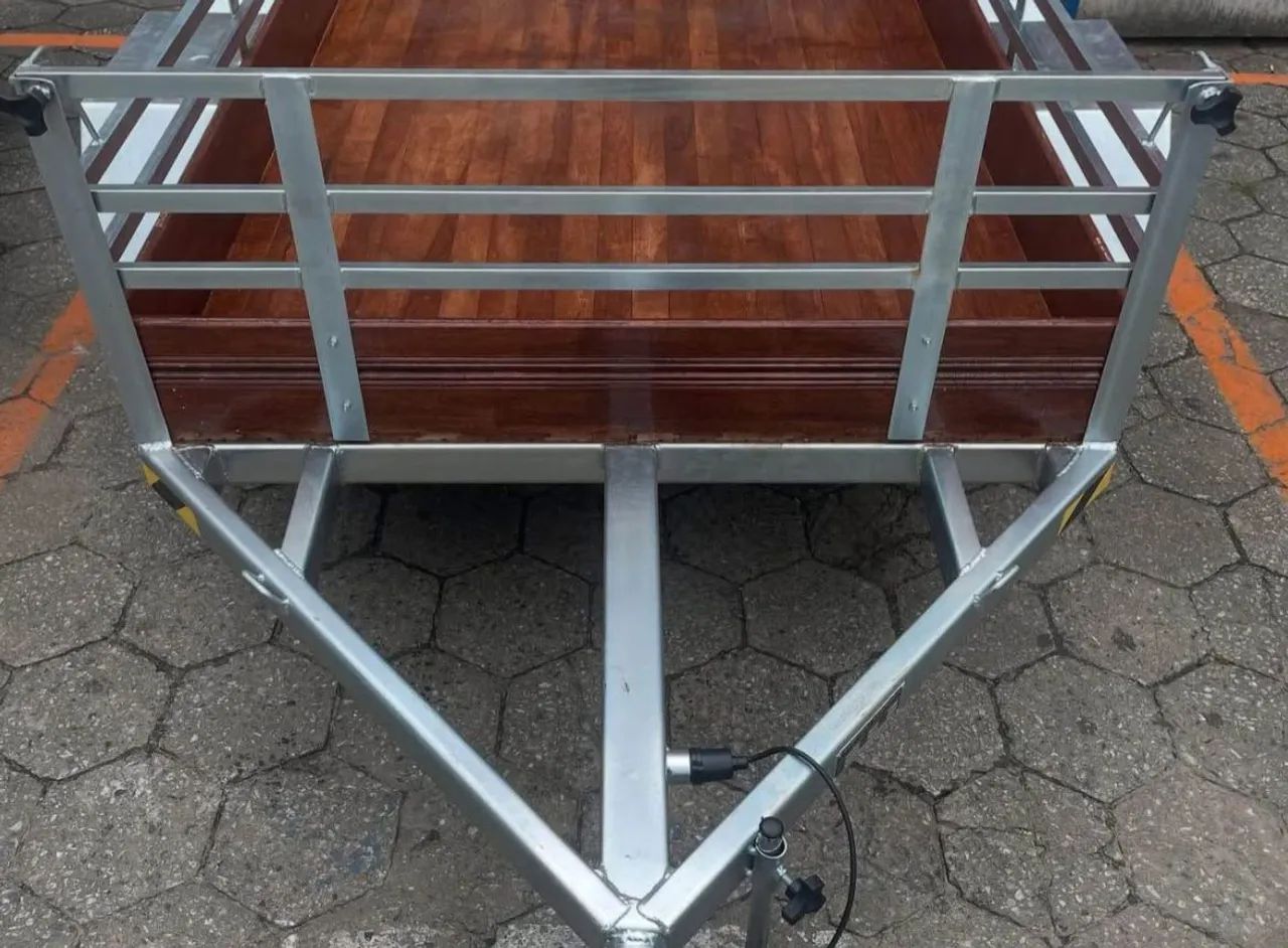 #*CARRETINHA DUPLO EIXO 2.50C x1.40L*#  - Foto 5